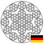 Edelstahlseil 18x7+WSC